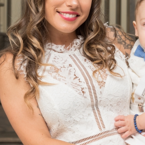 White Lace Dress - Picture 6 of 6